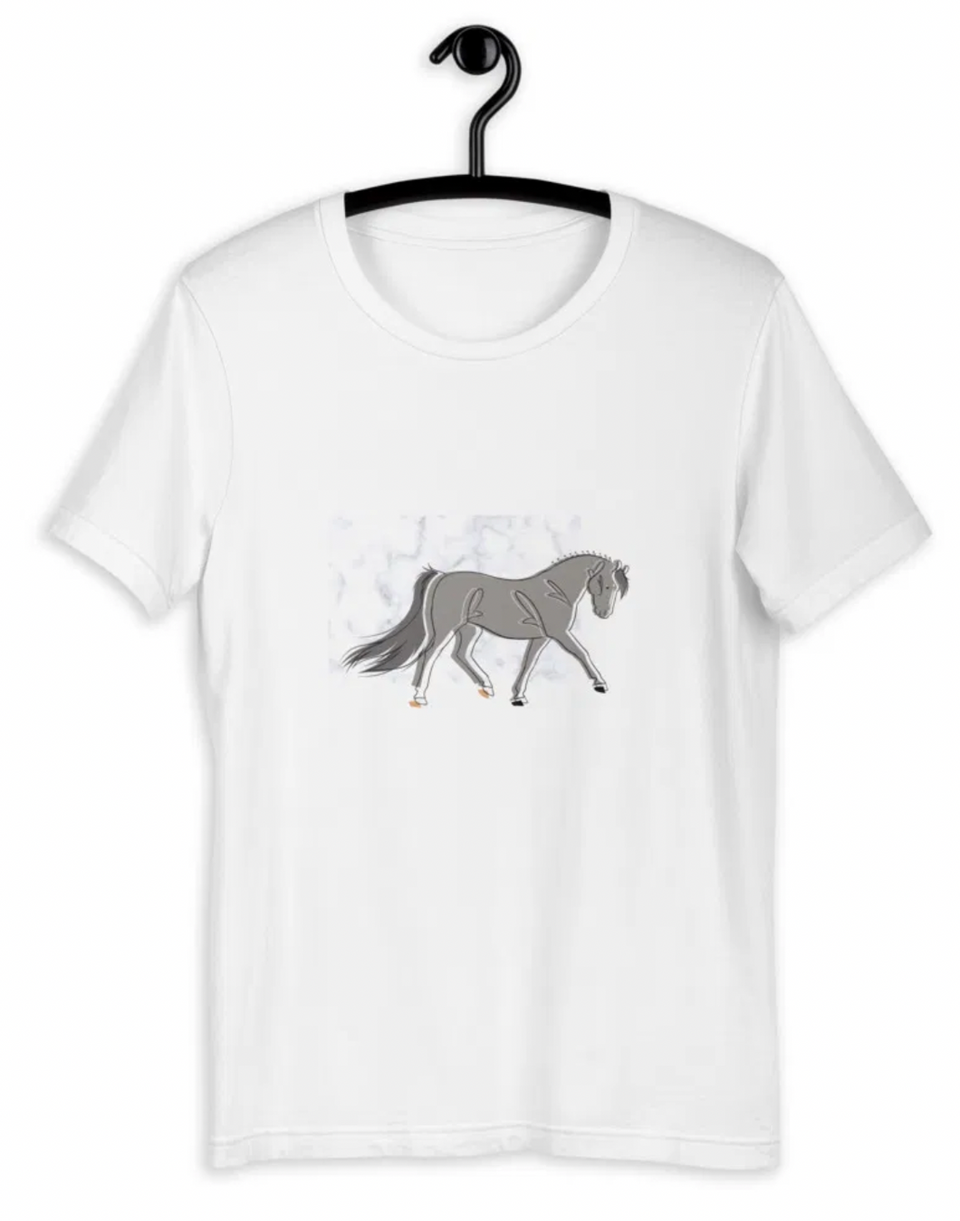 Collection équine - Tee shirt Luciole blanc